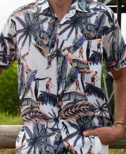 Surfer Palm Shirt | Off White